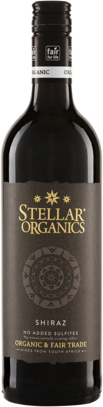 Shiraz 2019 Stellar Organics ohne SO2-Zusatz - Biowein