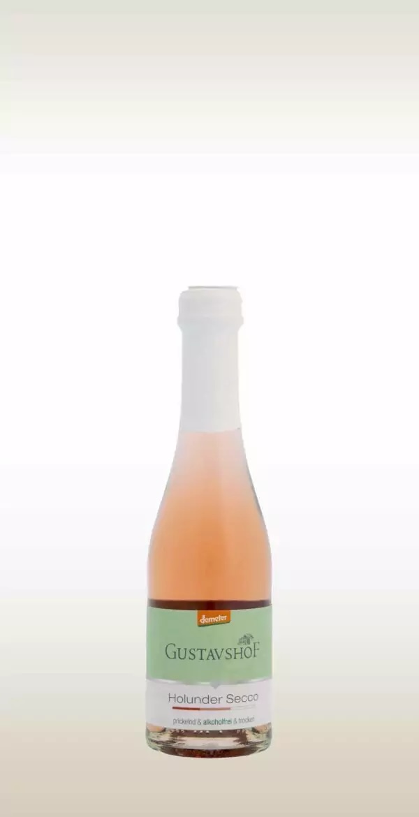 119-Gustavshof-Holunder-Secco-Piccolo-0-2l-alkoholfrei-Demeter 119 Gustavshof Holunder Secco Piccolo 0,2l alkoholfrei - Demeter