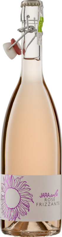 Rose-Frizzante-Jarasole-Bu-gelverschluss-IGT-La-Jara-Bio-Frizzante Rosé Frizzante Jarasole Bügelverschluss IGT La Jara Bio-Frizzante