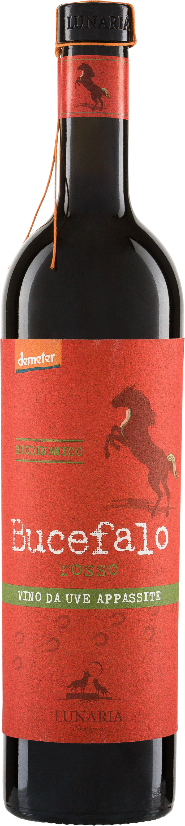 BUCEFALO Rosso Vino da Uve Appassite Lunaria Demeter Bio-Rotwein