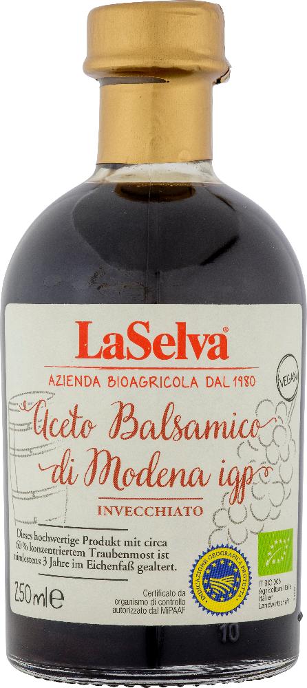 La-Selva-Balsamessig-aus-Modena-gealtert-250-ml-Bio La Selva Balsamessig aus Modena - gealtert - 250 ml - Bio