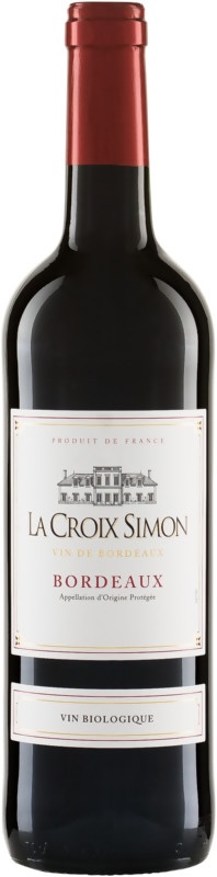 La Croix Simon Bordeaux Rouge AOP - Biowein La Croix Simon Bordeaux Rouge AOP - Biowein
