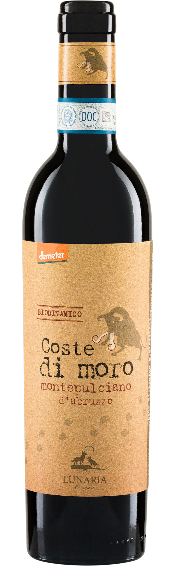 COSTE DI MORO Montepulciano d’Abruzzo DOP Lunaria 0,375 l - Biowein