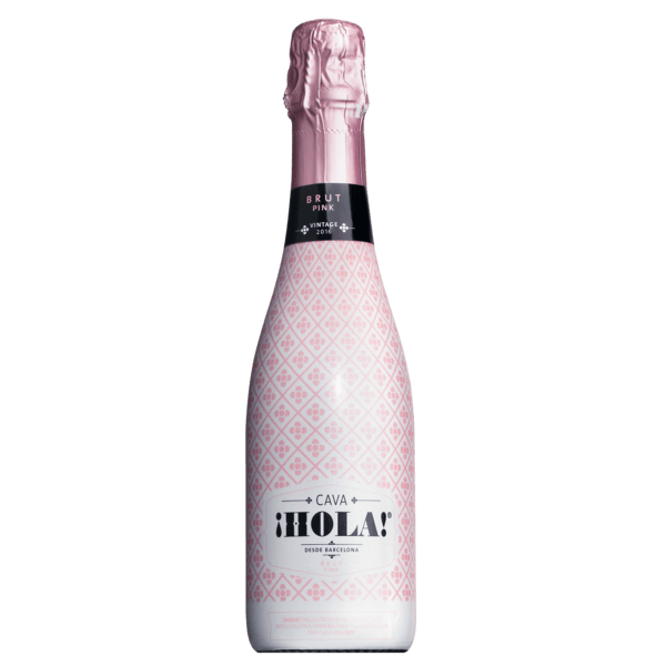 Cava ¡Hola! Barcelona‘ Brut Rosé 0,375l - Biowein Cava ¡Hola! Barcelona‘ Brut Rosé 0,375l - Biowein