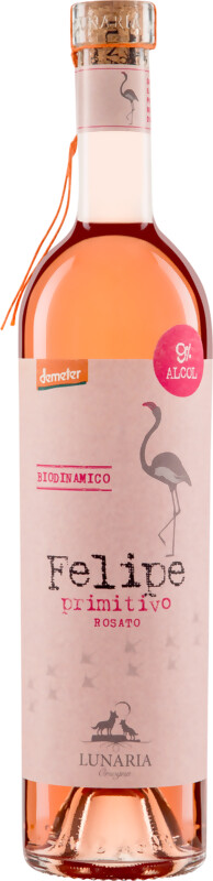 Felipe Primitivo Rosato Terre d'Abruzzo Lunaria - Biowein