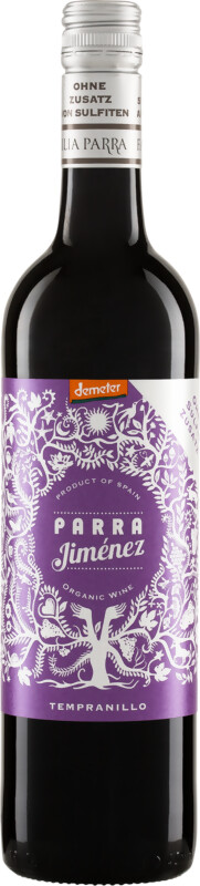 Tempranillo-ohne-SO2-Zusatz-Familia-Parra-Demeter Tempranillo ohne SO2-Zusatz Familia Parra - Demeter