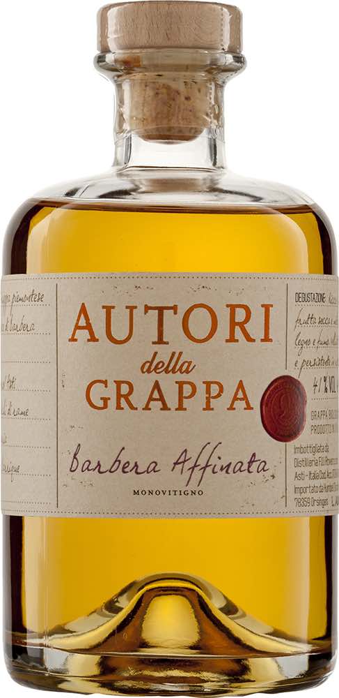 Autori della Grappa Bio Barbera Affinata Rovero Autori della Grappa Bio Barbera Affinata Rovero