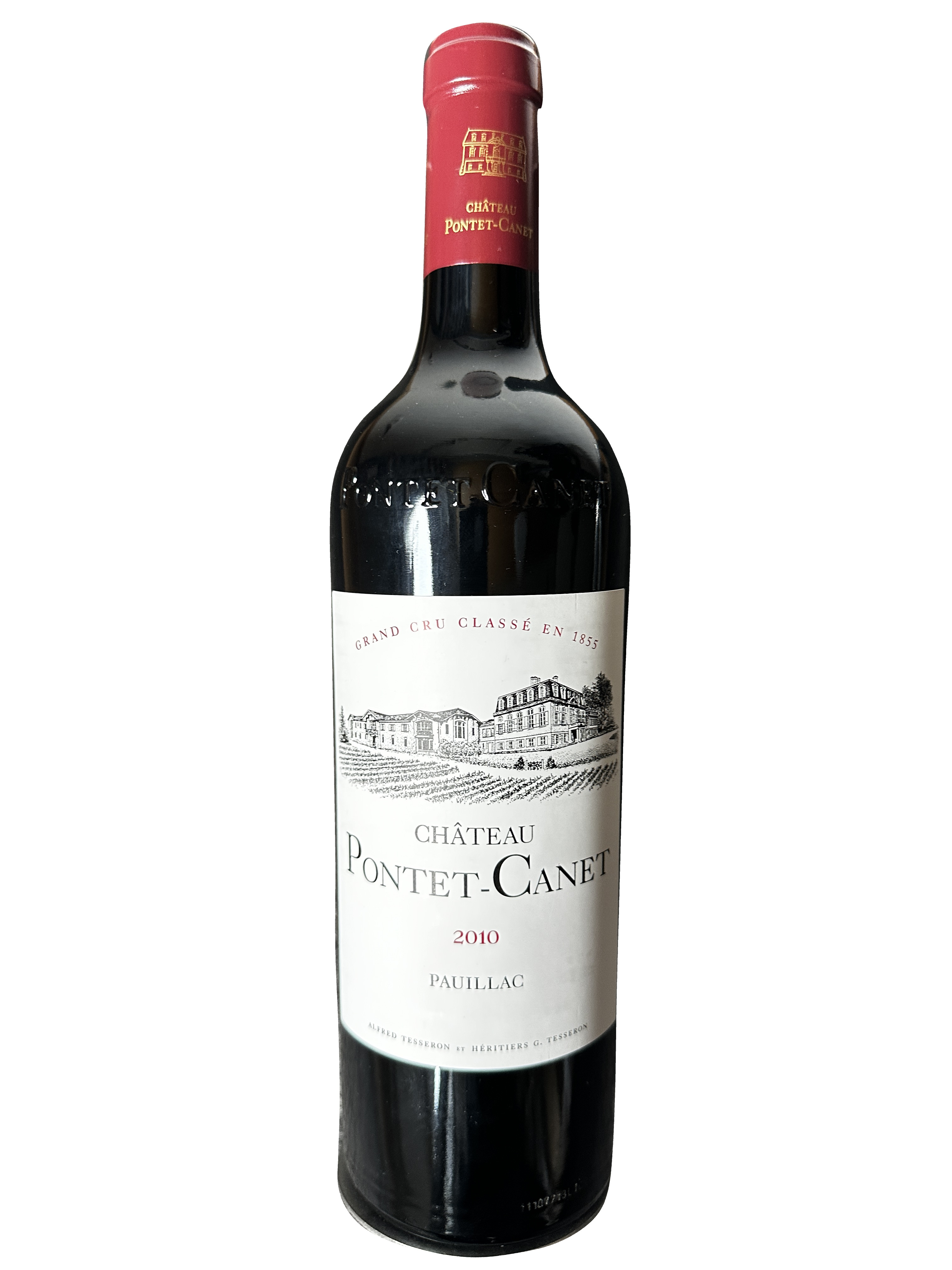 Château Pontet-Canet 2010 Pauillac – 0,75-l-Flasche, Vorderansicht
