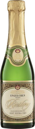 ENGELCHEN-Rieslingsekt-extra-dry-Piccolo-Flascheng-rung ENGELCHEN Rieslingsekt extra-dry Piccolo Flaschengärung - Biowein