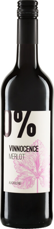 VINNOCENCE-Merlot-alkoholfrei-Bio Samtig und Vollmundig mit geringer Säure. Schmeckt nach Pflaumen und Kirschen.
