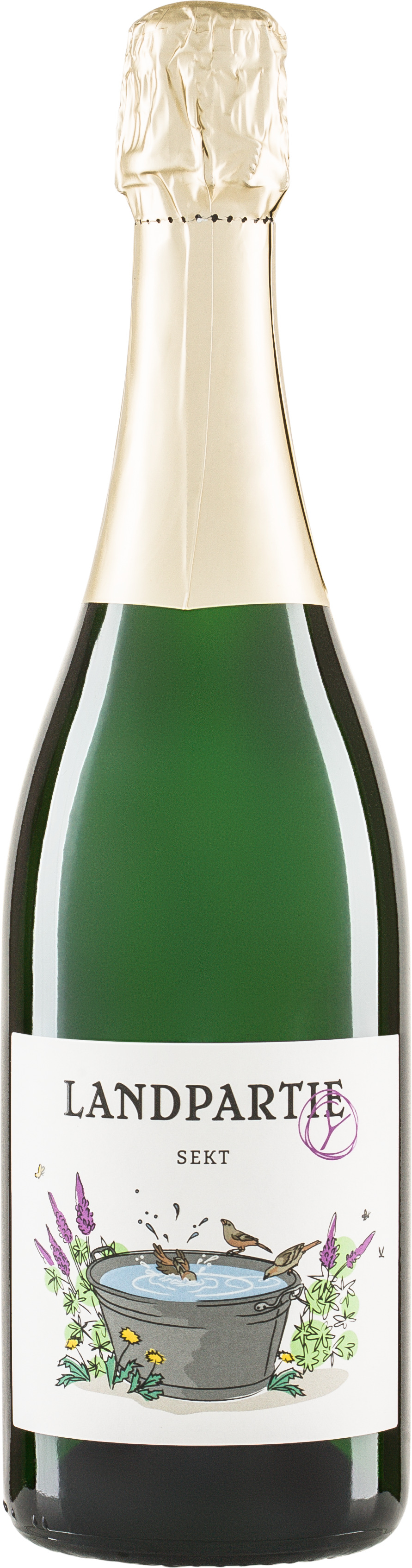 LANDPARTY Sekt Riegelmarke Bio